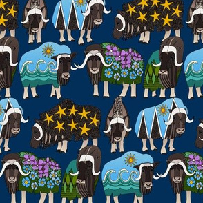 Musk Ox Fabric, Wallpaper and Home Decor | Spoonflower